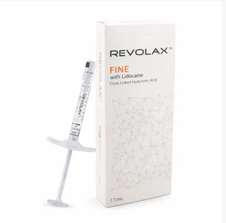 Revolax Fine 1.1ml hyaluronzuur filler voor fijne lijntjes en subtiele huidcorrectie bij professionele cosmetische behandelingen verkrijgbaar bij Cosmoface webshop