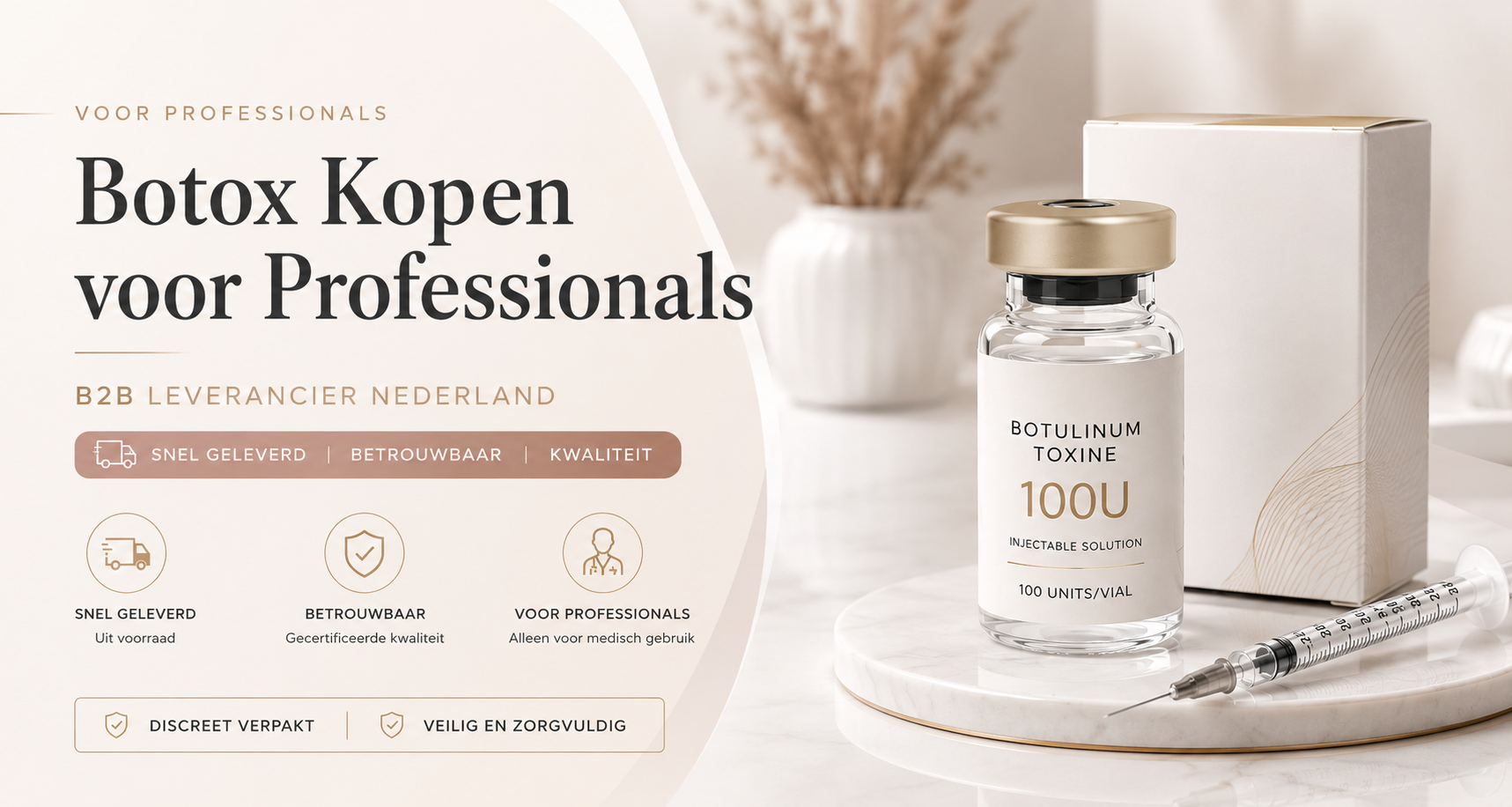 Botox Kopen voor Professionals: B2B Leverancier Nederland - Snel Geleverd