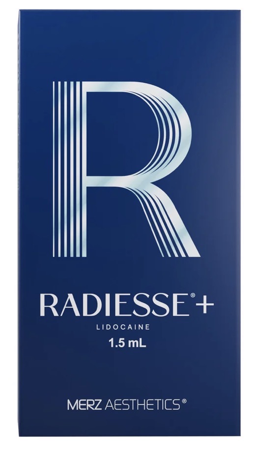 Radiesse with Lidocaine 1.5ml calcium hydroxylapatite filler met lidocaïne voor volume en huidversteviging verkrijgbaar bij Cosmoface webshop