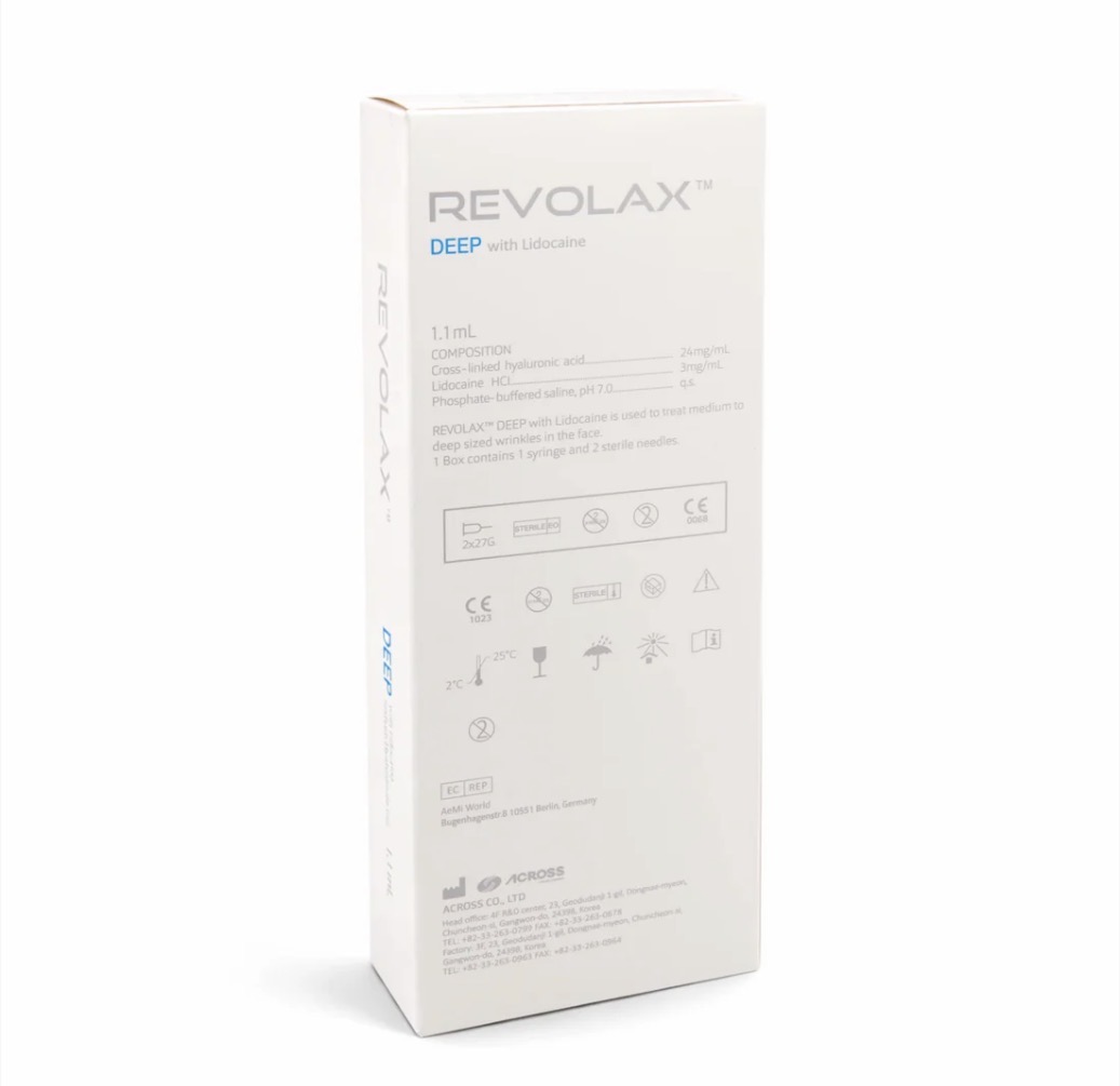 Revolax Deep 1.1ml hyaluronzuur filler diepe rimpelcorrectie volumeherstel professioneel kopen
